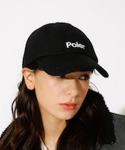 【POLeR/ポーラー】WOOL EMB BASEBALL CAP/ウールシンプ