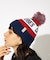 【POLeR/ポーラー】bonbon BEANIE/ボンボンニットキャップビーニ
