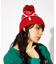 【POLeR/ポーラー】bonbon BEANIE/ボンボンニットキャップビーニ