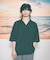 【ブロック柄】ストレッチ シアーシャツ