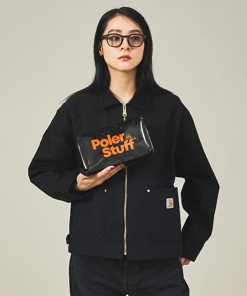 【POLeR/ポーラー】PVC CLEAR POUCH M/クリア防水ポーチ