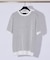 【2024新色】針抜きプレーティング ニットTシャツ