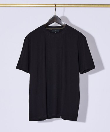 【クルーネック】ストレッチ ポンチ 半袖Tシャツ