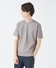 【クルーネック】ストレッチ ポンチ 半袖Tシャツ