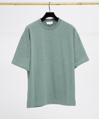 【ヴィンテージ風】ピグメントプリント 刺繍Tシャツ