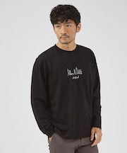 【CITY】刺繍 ポンチ 長袖Tシャツ