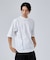 【モックネック】度詰め天竺　ラグランスリーブＴシャツ