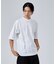 【モックネック】度詰め天竺　ラグランスリーブＴシャツ