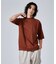 【モックネック】度詰め天竺　ラグランスリーブＴシャツ