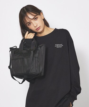 【NoiR / ノアール】撥水加工 ハンドトート ミニショルダー 2WAY ミニ