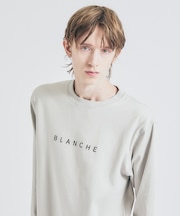 【BLANCHE】ベアポンチ ロゴ 長袖Tシャツ