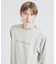 【BLANCHE】ベアポンチ ロゴ 長袖Tシャツ
