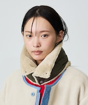 【WEB限定】TAION/タイオン リバーシブル ダウン ネックゲイター(R20