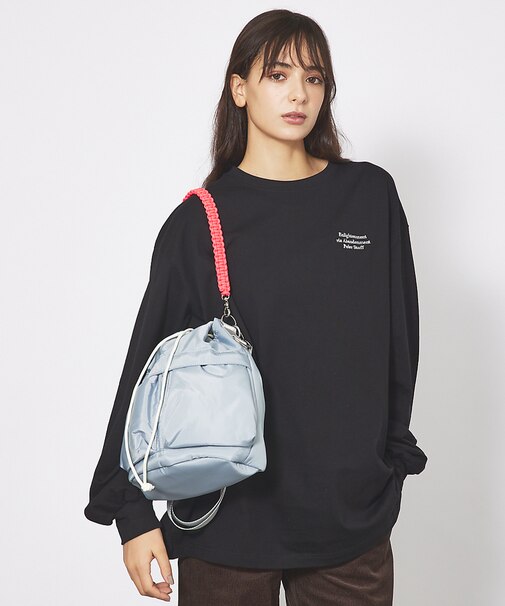 【cheek/チーク】kinchaku code2WAY tote/巾着2WAY