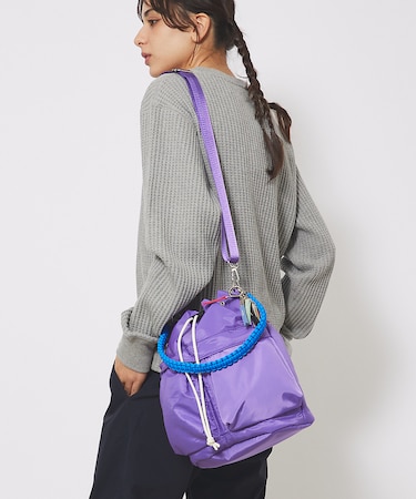 【cheek/チーク】kinchaku code2WAY tote/巾着2WAY