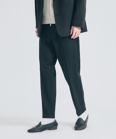 【セットアップ対応】カシミヤタッチ ピーチ起毛 ストレッチ スラックスパンツ