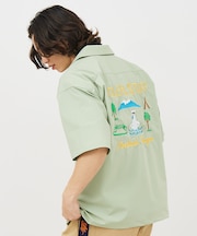 【POLeR/ポーラー】TOURIST SHIRT/スーベニア/ボーリング/6分