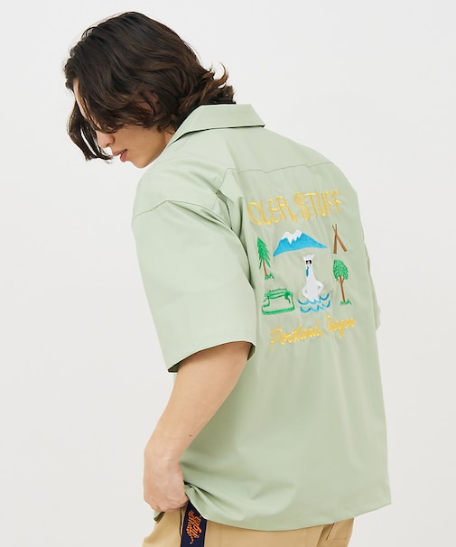 【POLeR/ポーラー】TOURIST SHIRT/スーベニア/ボーリング/6分