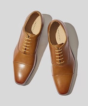 【WEB限定】内羽根 ストレートチップ レザー シューズ
