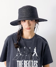 【Ruben/ルーベン】CODE LONG BRIM STRAW HAT/コード