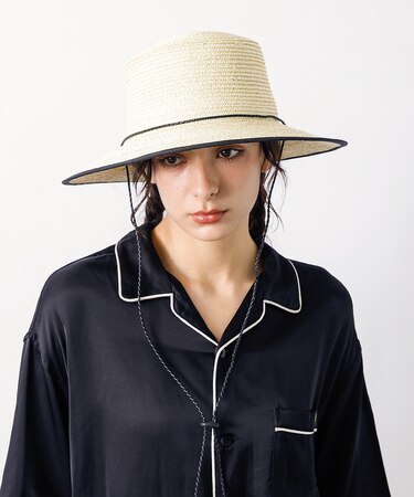 【Ruben/ルーベン】CODE LONG BRIM STRAW HAT/コード