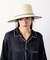【Ruben/ルーベン】CODE LONG BRIM STRAW HAT/コード