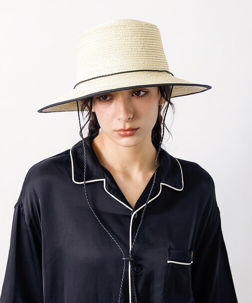 【Ruben/ルーベン】CODE LONG BRIM STRAW HAT/コード