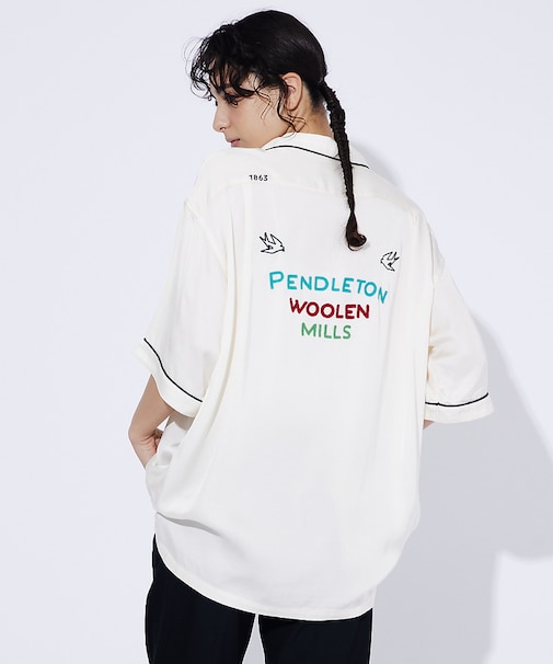 【PENDLETON/ペンドルトン】Piping Open Collar Shi
