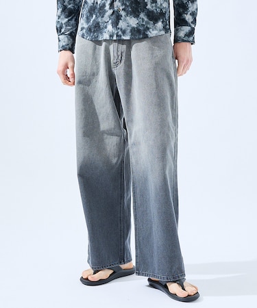 SLUB DENIM BAGGY PANTS /スラブ デニム バギー パンツ/