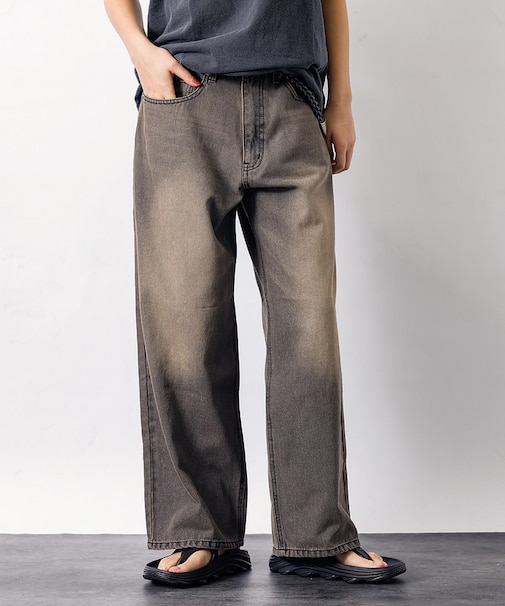 SLUB DENIM BAGGY PANTS /スラブ デニム バギー パンツ/