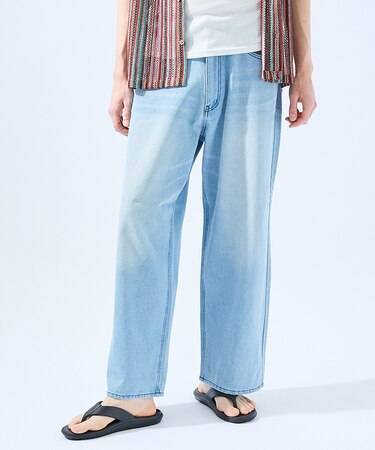 SLUB DENIM BAGGY PANTS /スラブ デニム バギー パンツ/