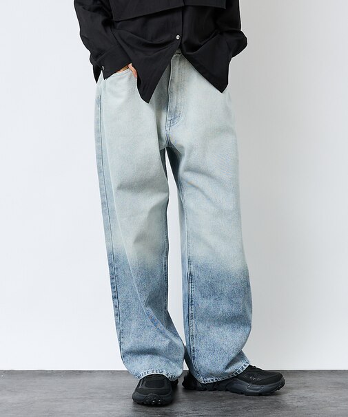 SLUB DENIM BAGGY PANTS /スラブ デニム バギー パンツ/