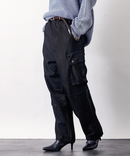 POLY TWILL WIDE MILITARY CARGO/ワイドカーゴパンツ