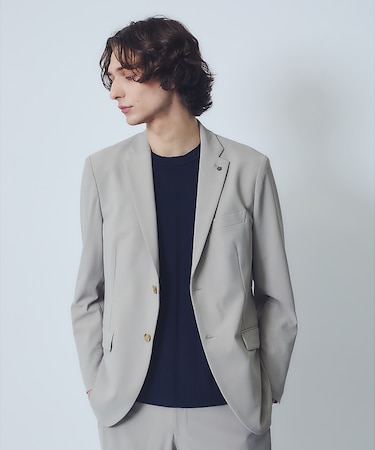 【セットアップ対応/FLEX JACKET】360°ストレッチ COOLMOTI