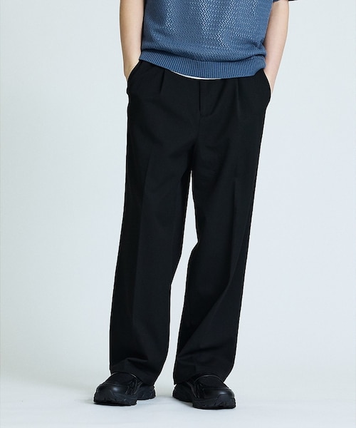 new basic Wool Silk Gabardine Pants｜アーバンリサーチの通販｜&mall