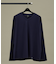 【定番】ドレスポンチ Vネック 長袖Tシャツ / ストレッチ