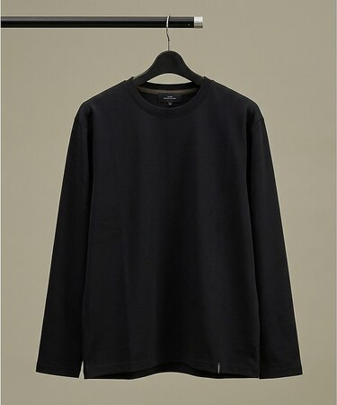 【定番】ドレスポンチ クルーネック 長袖Tシャツ / ストレッチ