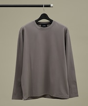 【定番】ドレスポンチ クルーネック 長袖Tシャツ / ストレッチ