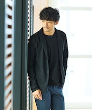 ハニカムメッシュ　ショールブルゾン
