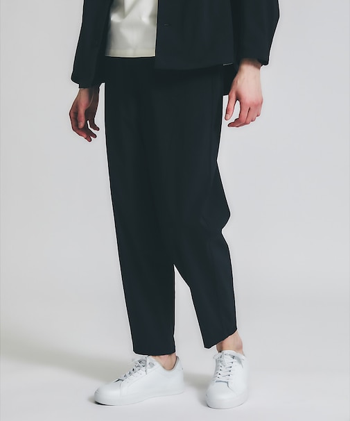 【セットアップ対応】TUCK＆DARTS  ワイドテーパードパンツ