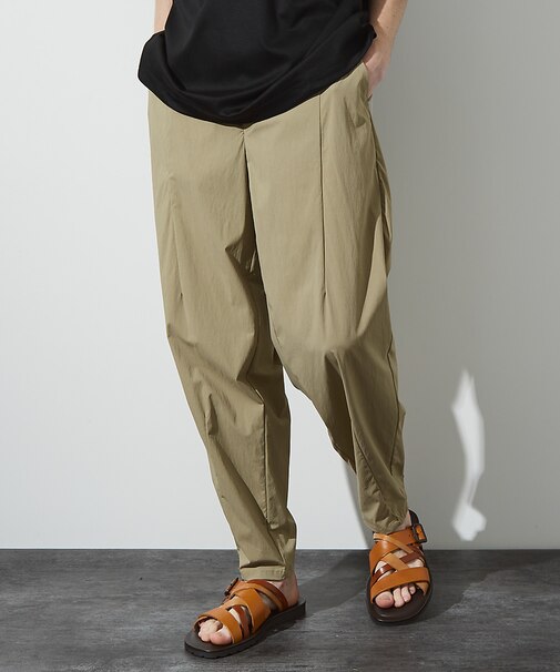 【セットアップ対応】TUCK＆DARTS  ワイドテーパードパンツ