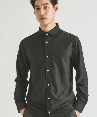 【ON/OFF兼用】トリコット サッカー 長袖シャツ