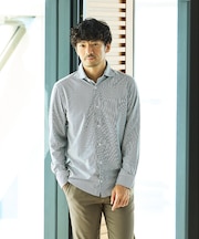 【オンオフ兼用】トリコット サッカー 長袖シャツ