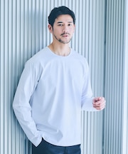 【オールシーズン】シルケット天竺 長袖Tシャツ