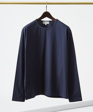 【オールシーズン】シルケット天竺 長袖Tシャツ