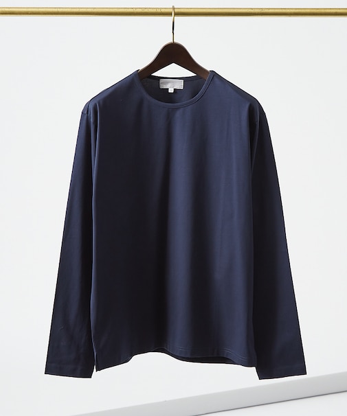 【オールシーズン】シルケット天竺 長袖Tシャツ