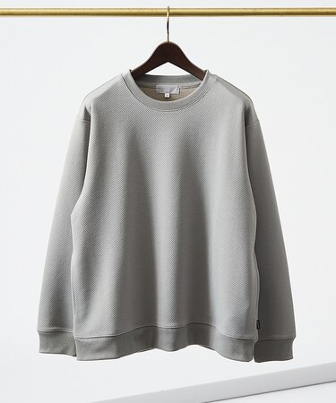 ドットツイル ダンボール クルーネック プルオーバー