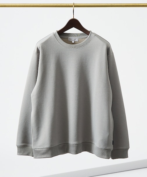 ドットツイル ダンボール クルーネック プルオーバー