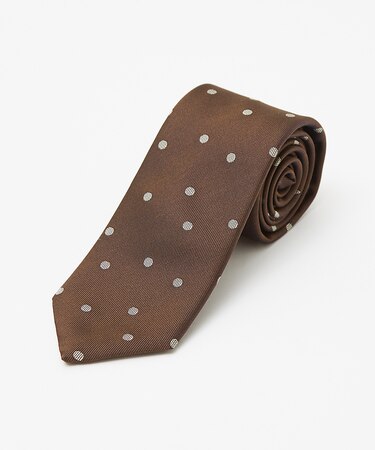 シルクネクタイ ドット柄 / MADE IN JAPAN