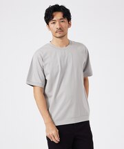 【通年生地使用】シルケット天竺ワイドリブ 半袖Tシャツ